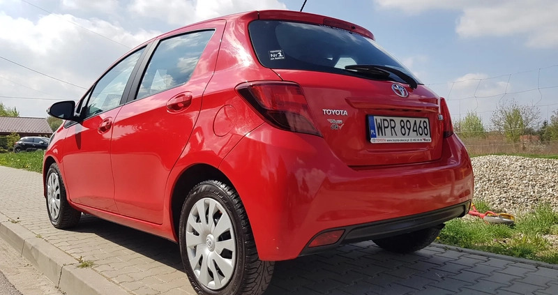 Toyota Yaris cena 39500 przebieg: 34000, rok produkcji 2015 z Proszowice małe 742